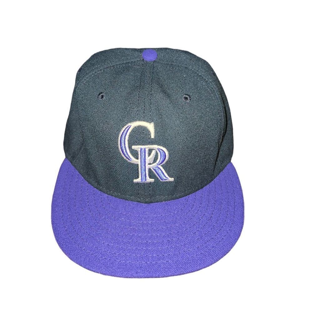 New Era authentic MLB Colorado Rockies flat-bill ball cap